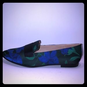 Blue and Green Flat Shoes